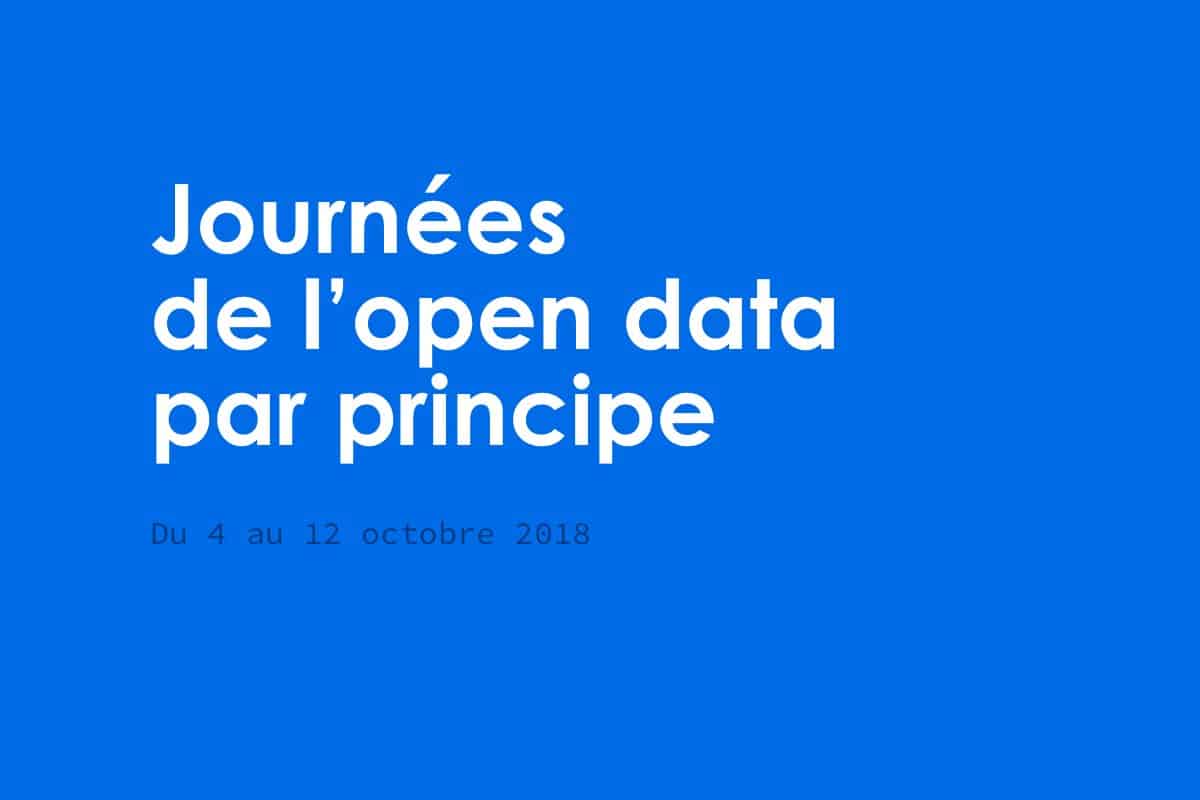 Les Journées de l’Open Data par Principe #ODPP