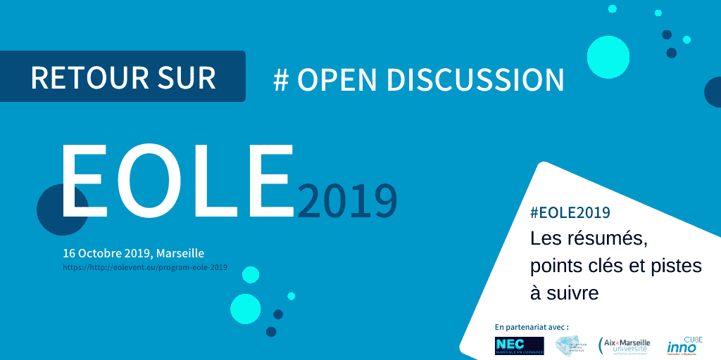 Retour sur EOLE 2019 – Open Discussion : Libre concurrence et communs numériques : quels enjeux ?