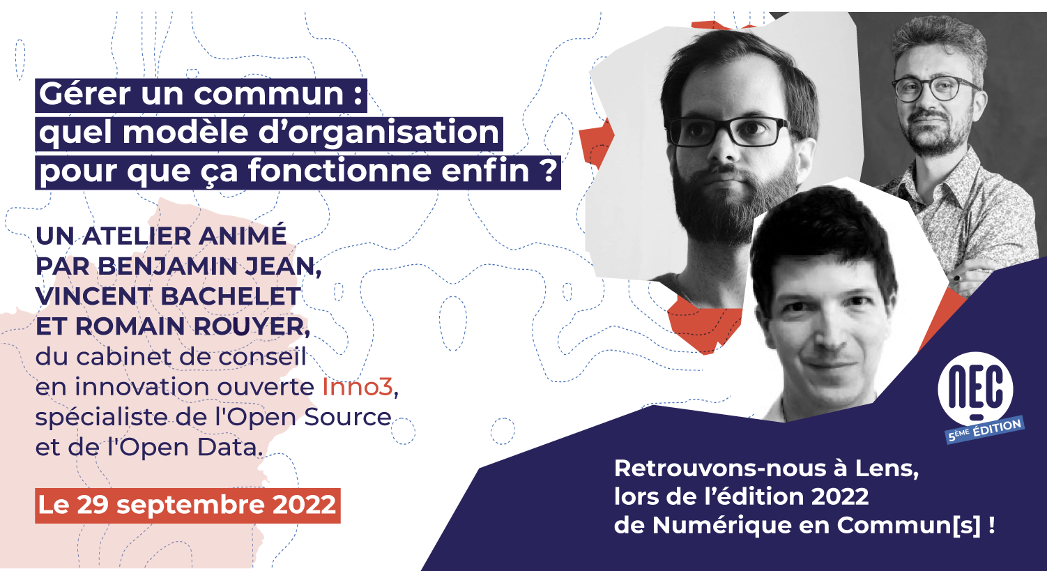 Save the date : Atelier sur la gouvernance des communs à NEC 2022