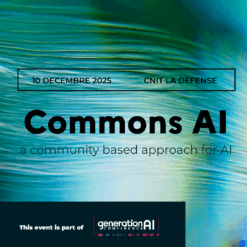Commons AI conference 10 december at La Défense