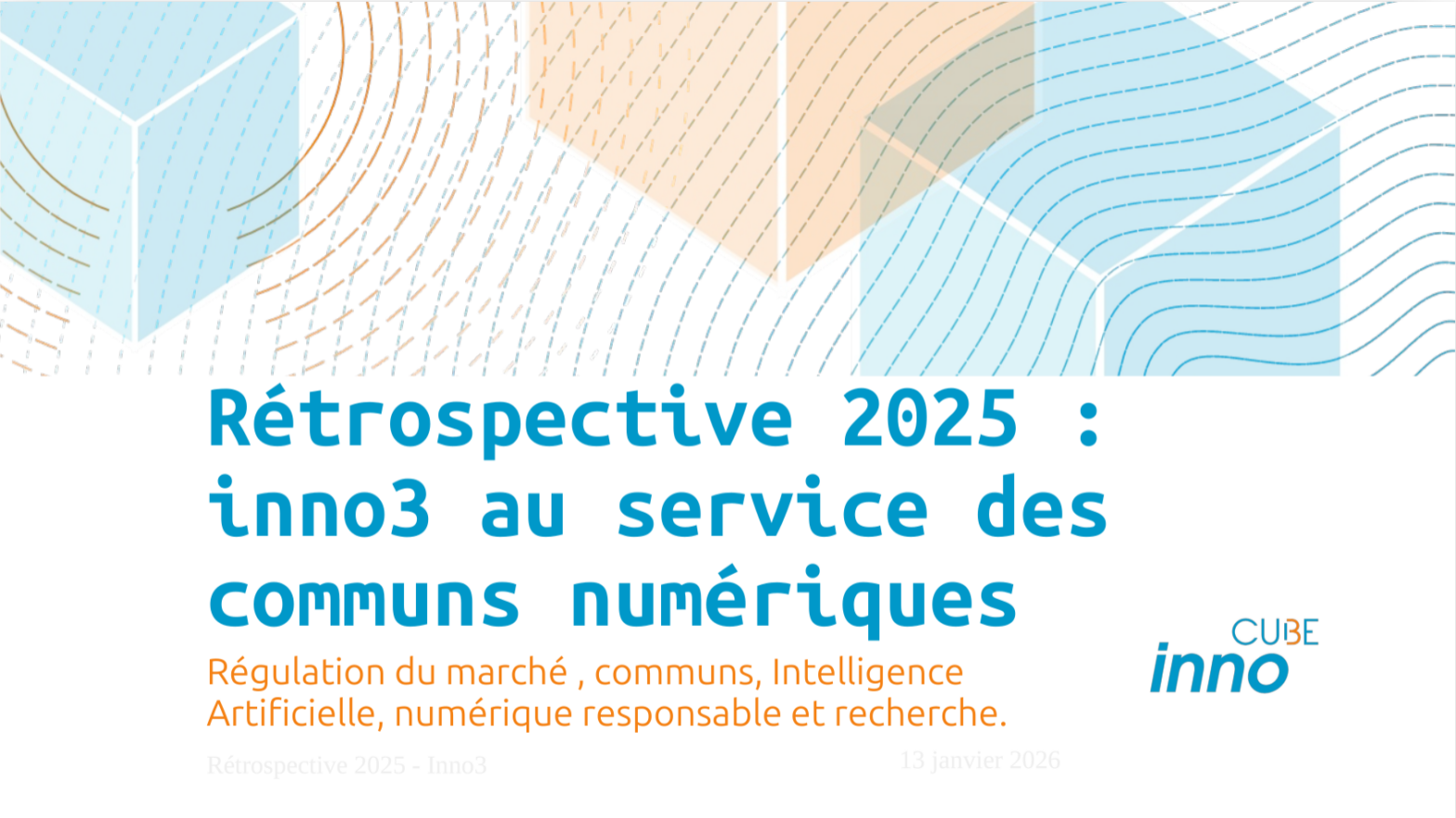 Rétrospective 2025 : illustration des projets inno3 2025