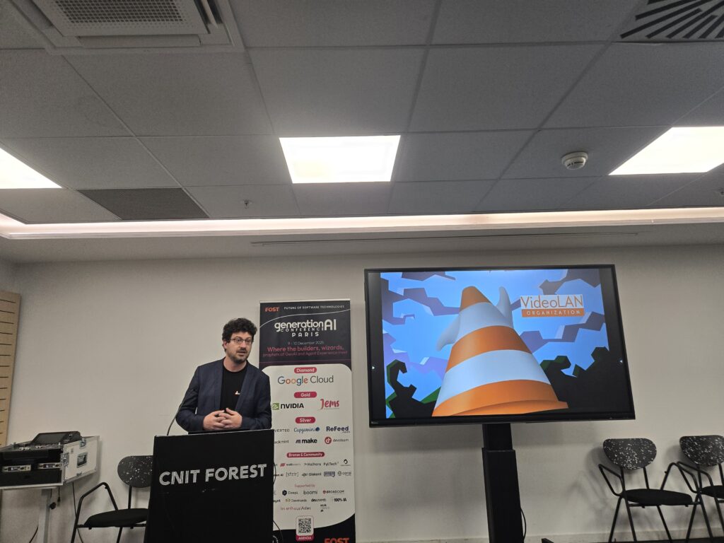 Présentation de Jean Baptiste Kempf dans la session communautés de commons AI 