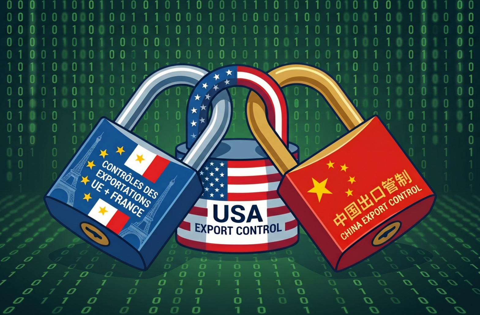 Articulation des réglementations en matière d'export control (FR/EU/USA/CH)